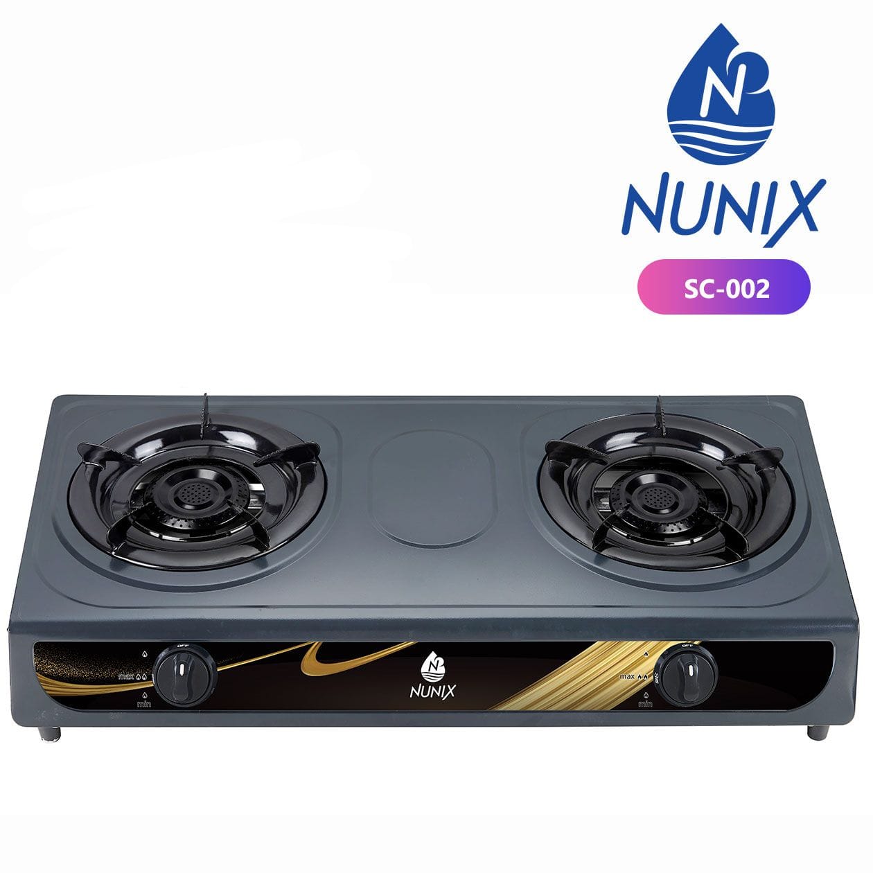 Nunix Stainless Steel 2 burner