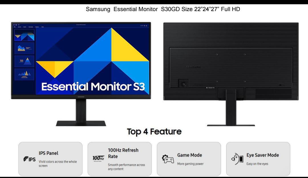 Samsung Essential S3 24" Monitors