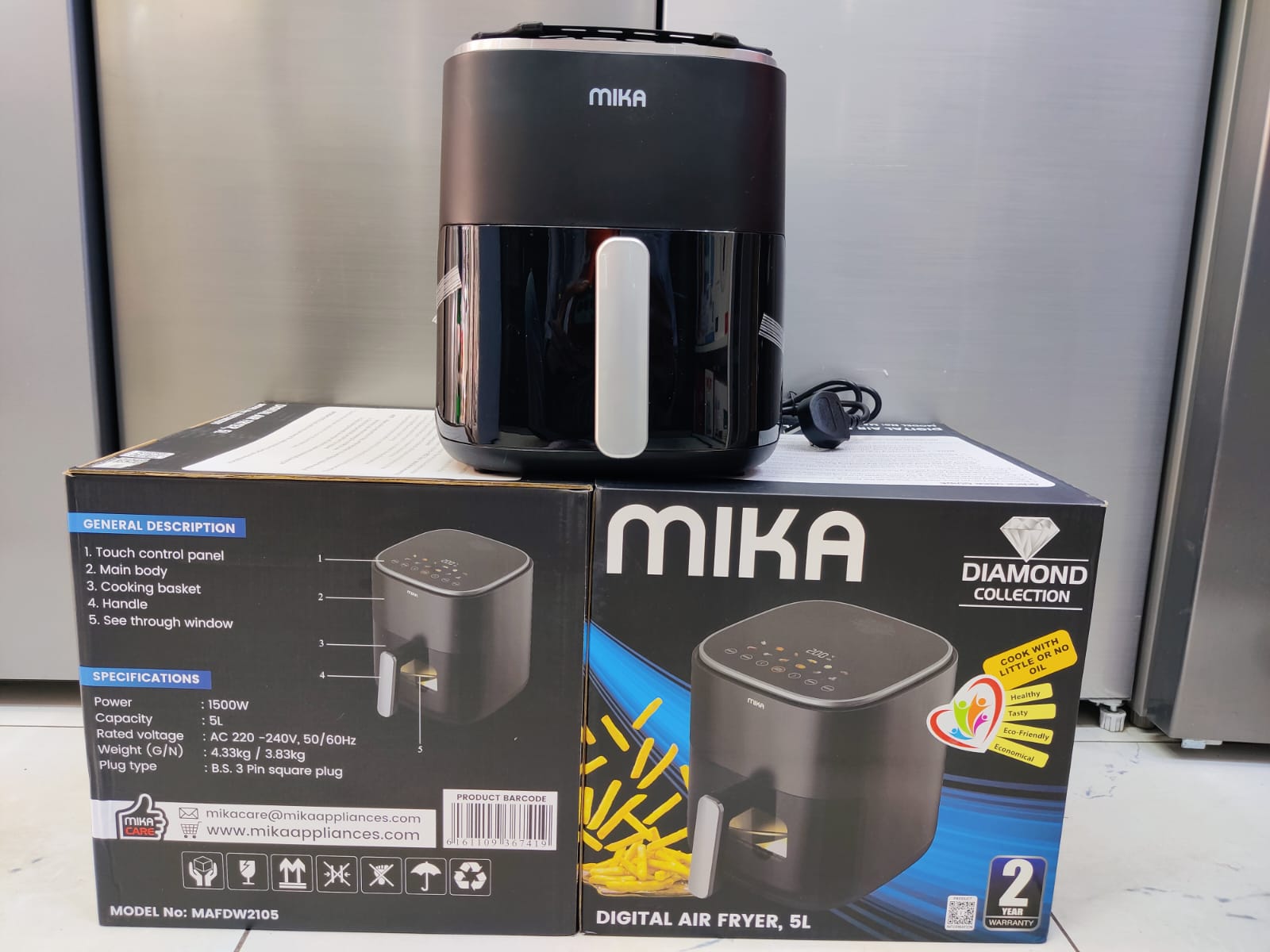 Mika Air Fryer Digital 5L