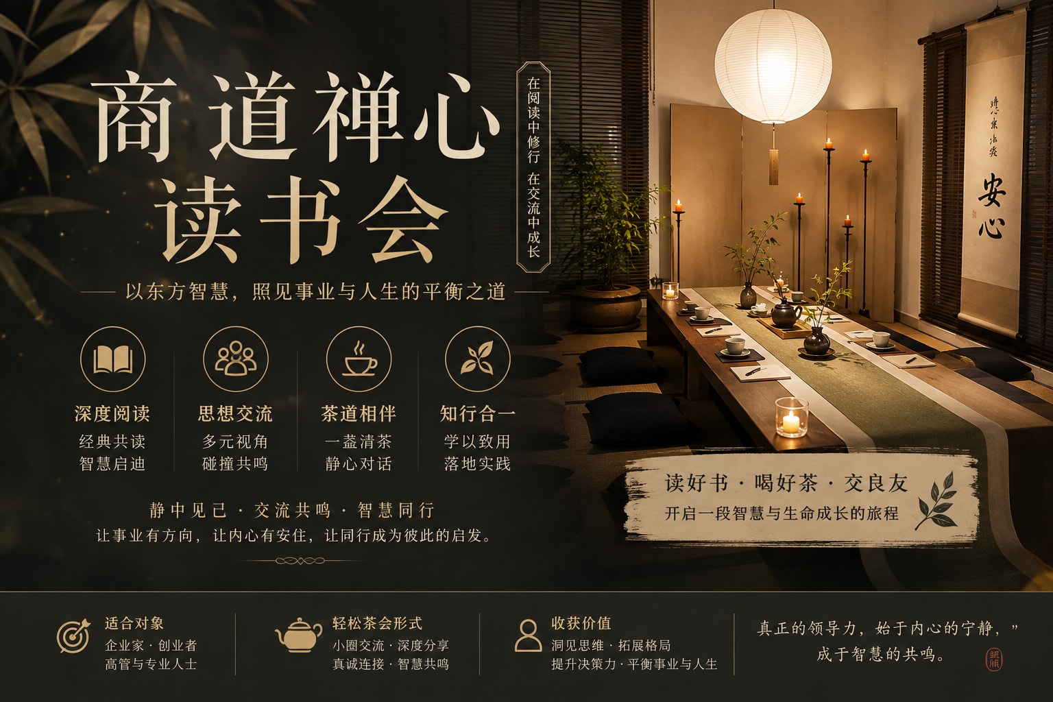 ☕️静见 • 共鸣🌎企业家私享茶会🍃