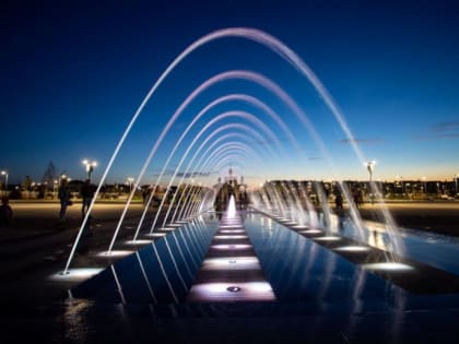 Крещенский парк Анапы украсил 33-метровый фонтан (фото)