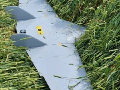 Обнаружен украинский беспилотник во дворе жилого дома