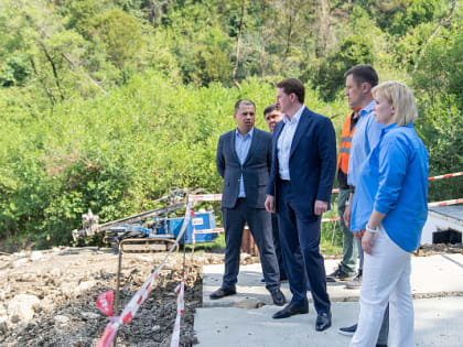 Алексей Копайгородский: Завершаем аварийно-восстановительные работы на ул.Макаренко в Сочи