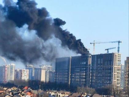 ​Стала известна причина столба черного дыма над новостройкой в Краснодаре