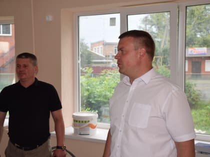 Как идет ремонт здания для Отдела УФМС, проверили представители администрации, прокуратуры и ОМВД