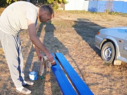 Субботник с руководителем ТОС Лариным А.И.