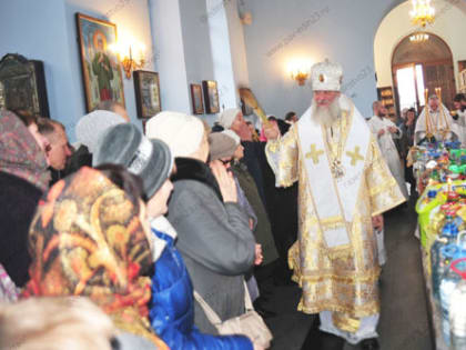 На Крещение Господне в храмах освятили воду