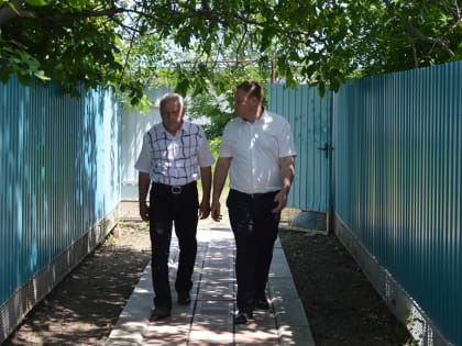 Исполняющий полномочия главы района Сергей Дормидонтов с рабочим визитом посетил Щербиновское сельское поселение
