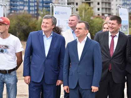 Губернатор Кубани дал старт строительству школы-интерната для одаренных детей в Краснодаре