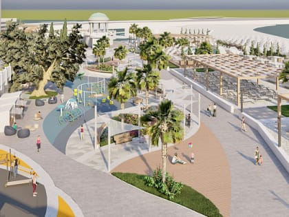 Мэр Сочи Алексей Копайгородский оценил ход реконструкции набережной пляжа «Звездный»