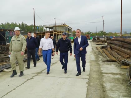 Продолжается строительство новых очистных сооружений на Тонком Мысе