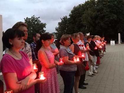 В Приморско-Ахтарске прошла всероссийская акция «Свеча Памяти»