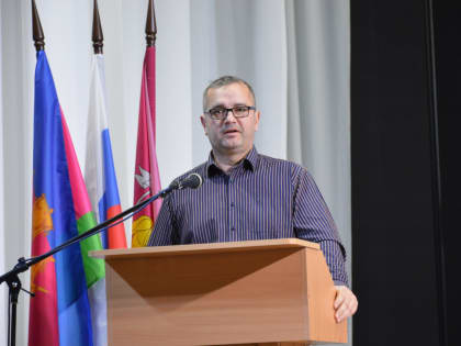 С отчётом о результатах своей деятельности и деятельности администрации муниципального образования Щербиновский район за 2023 год рассказал Сергей Дормидонтов