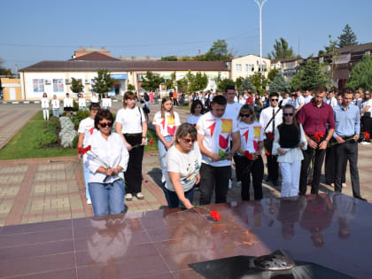 Каневчане почтили память жертв трагедии в Беслане