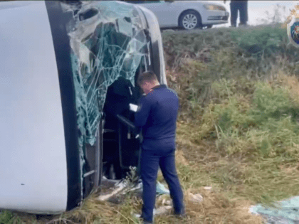 Авария автобуса в Северском районе: пострадали 15 пассажиров