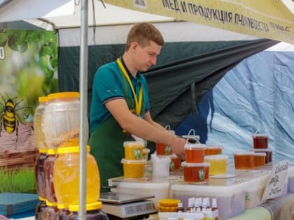 Мёд и абрикосы: свежая продукция пополнила прилавки ярмарок выходного дня