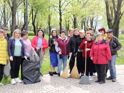 ТИХОРЕЧАНЕ ПРИНЯЛИ УЧАСТИЕ ВО ВСЕРОССИЙСКОМ СУББОТНИКЕ