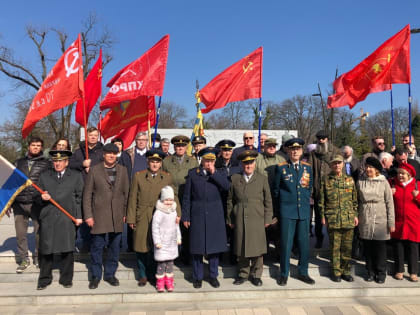 Краснодар. Коммунисты и сторонники КПРФ отметили День рождения Красной Армии