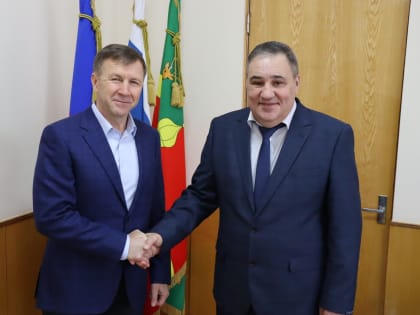 Глава района Юрий Васин встретился с генеральным директором ООО «Газпром межрегионгаз Краснодар»