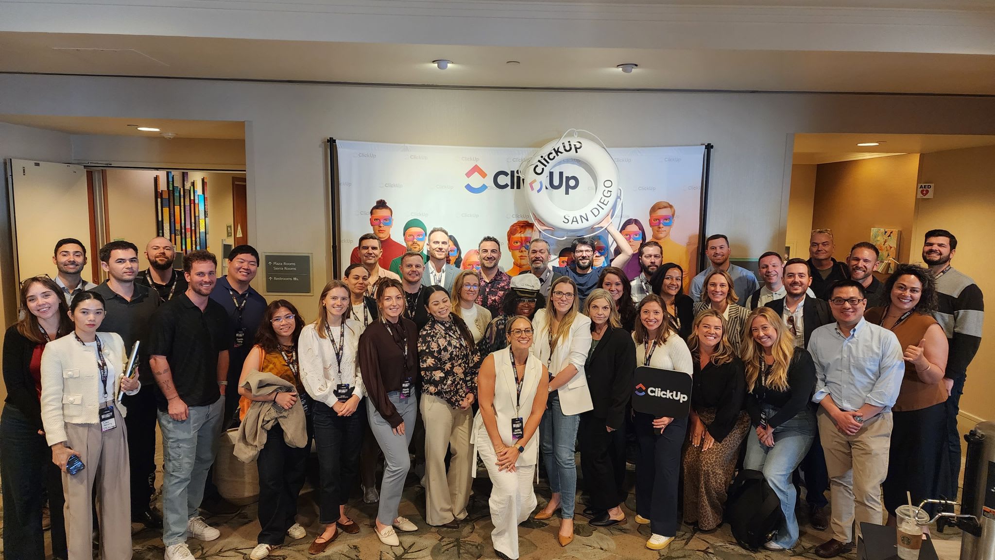 Full team at the ClickUp SKO