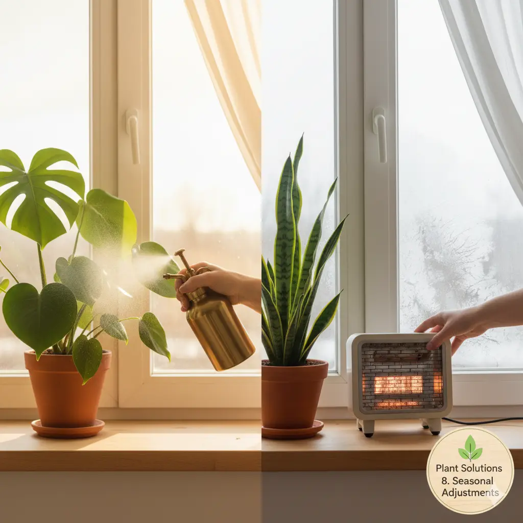 Correct watering technique for houseplants