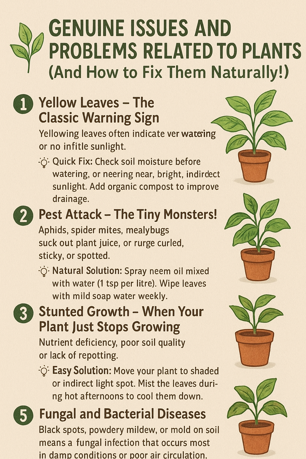 Genuine Issues and Problems Related to Plants (And How to Fix Them Naturally!)