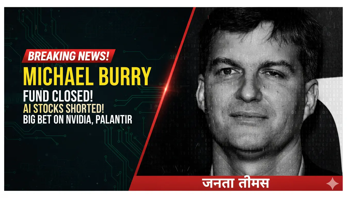 Michael Burry ने बंद किया Hedge Fund, AI Stocks पर बड़ा 'Short Bet'!