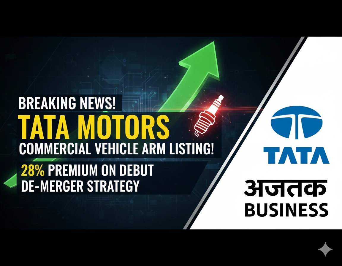 Tata Motors CV Arm: Listing पर 28% का ज़बरदस्त Premium, अब आगे क्या Strategy?