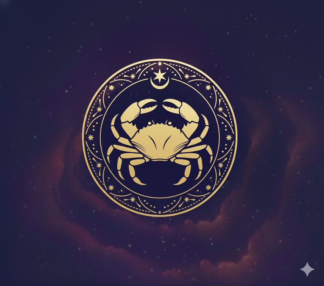 Cancer zodiac sign symbol