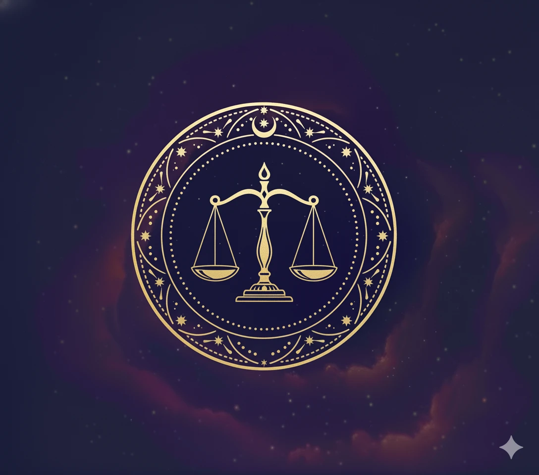 Libra zodiac sign symbol