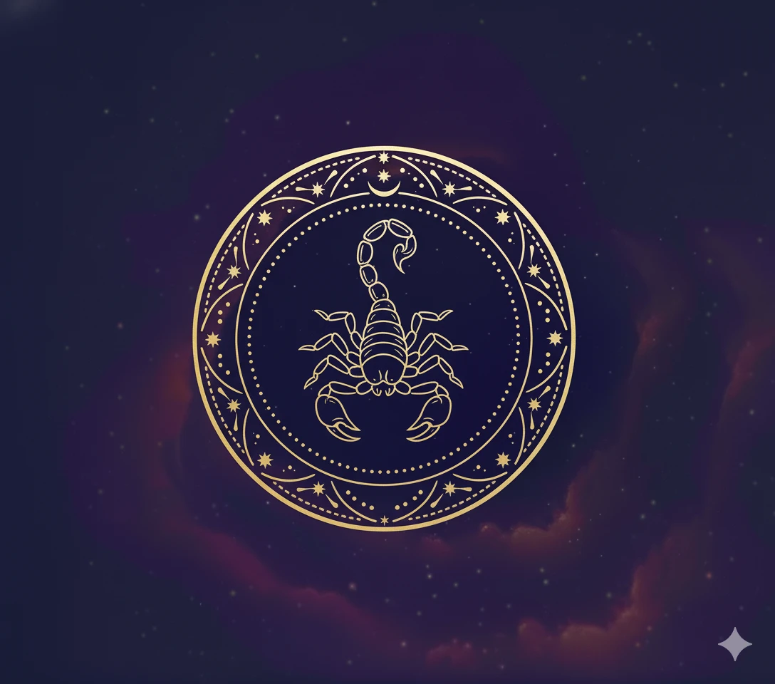 Scorpio zodiac sign symbol