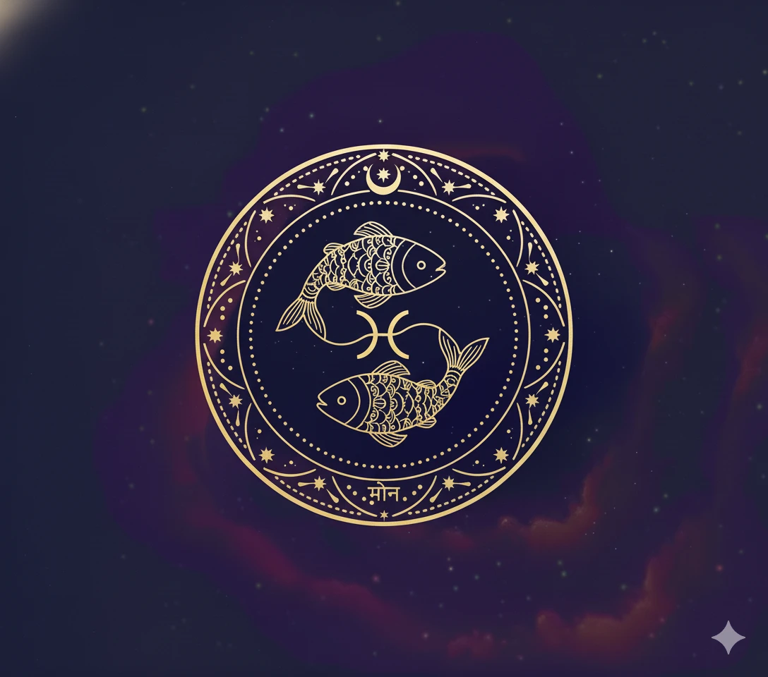 Pisces zodiac sign symbol