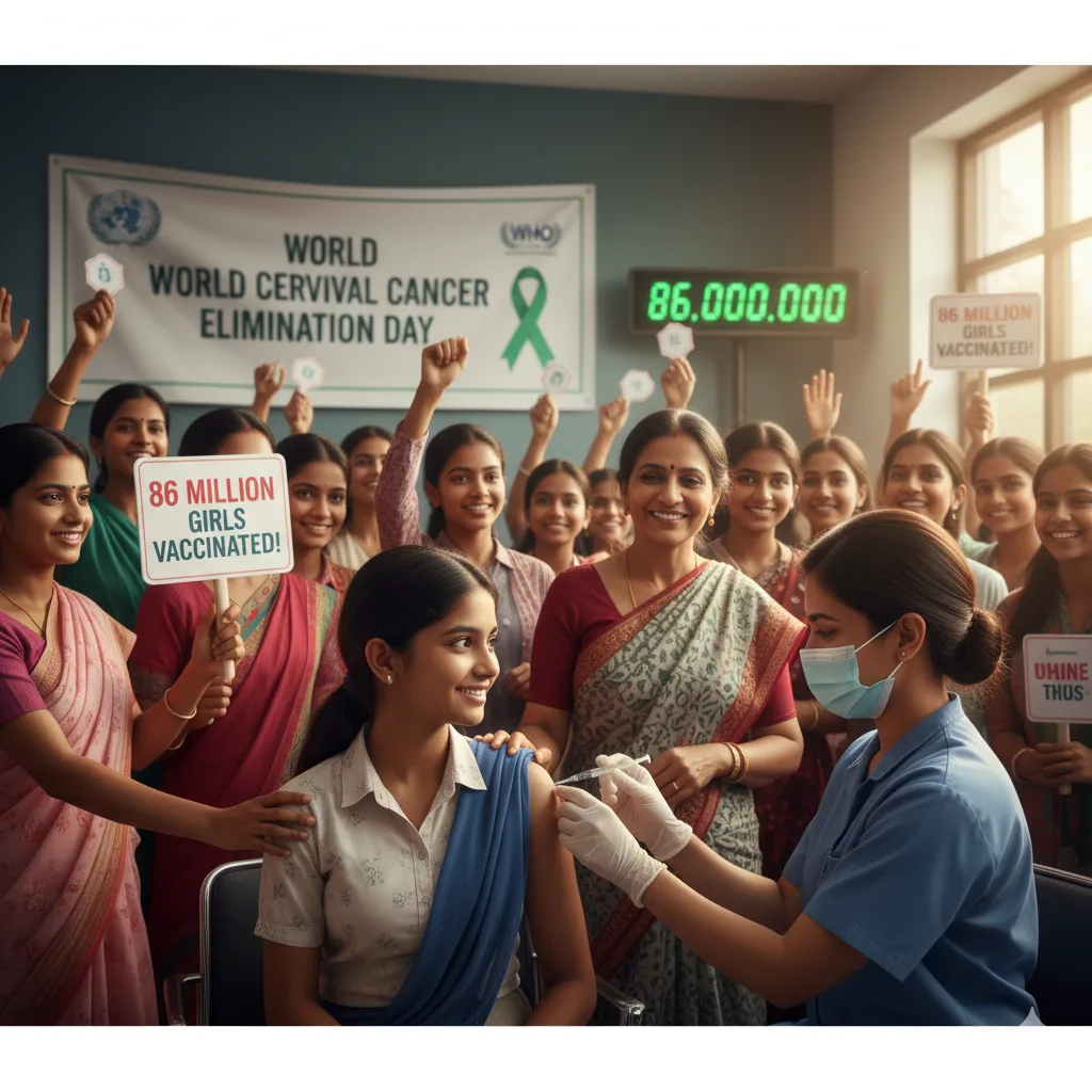 World Cervical Cancer Elimination Day 86 Million Girls को Vaccine लगी, Global Action ने पकड़ी तेज़ रफ़्तार!