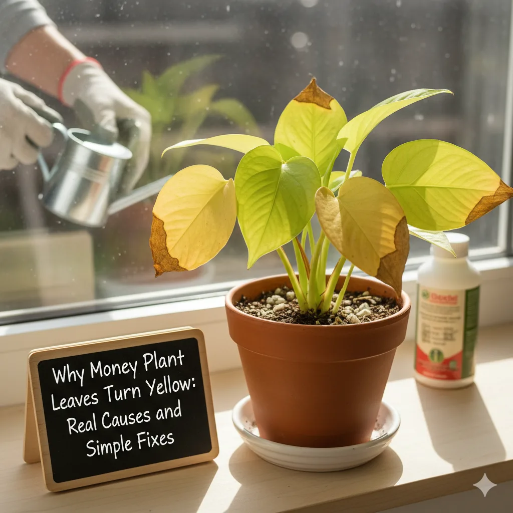 Why Money Plant Leaves Turn Yellow: Real Causes and Simple Fixes