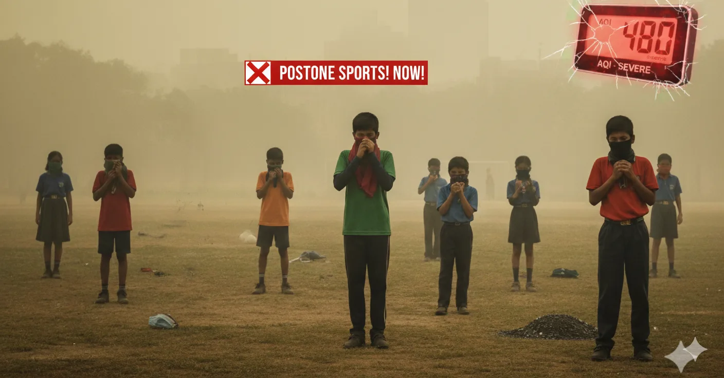 दिल्ली प्रदूषण: सुप्रीम कोर्ट की CAQM को सलाह, बच्चों की सुरक्षा के लिए स्कूलों में स्पोर्ट्स इवेंट्स को टालें