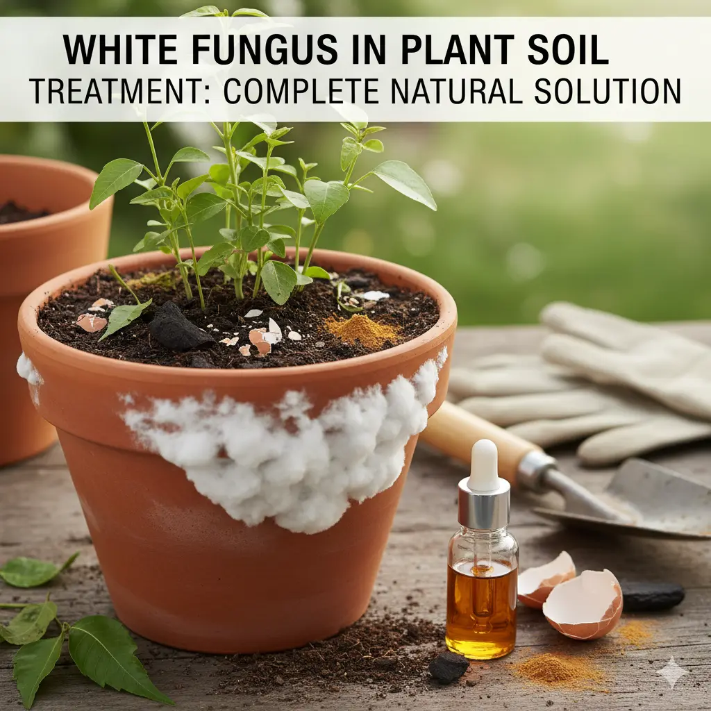 White Fungus in Plant Soil Treatment: Complete Natural Solution