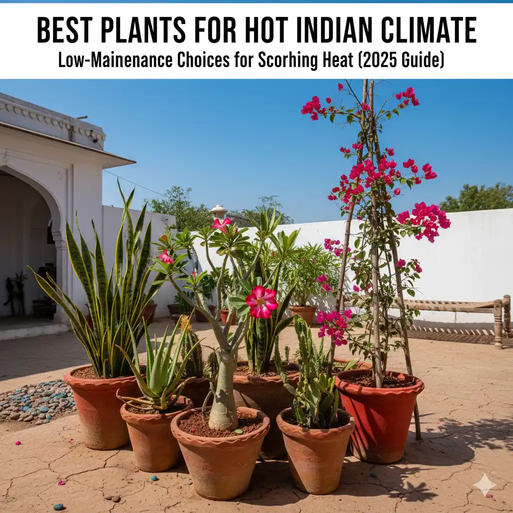 Best Plants for Hot Indian Climate: Low-Maintenance Choices for Scorching Heat (2025 Guide)