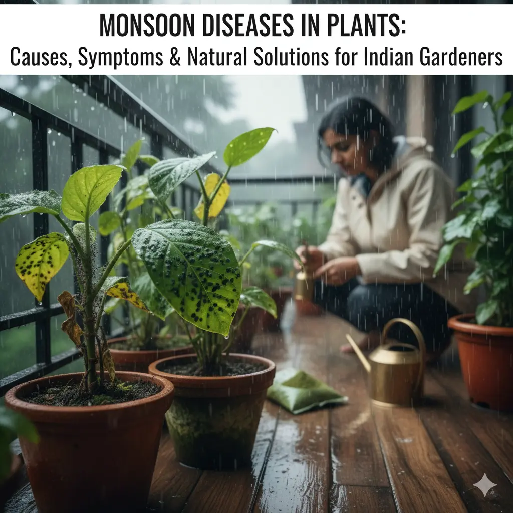 Monsoon Diseases in Plants: Causes, Symptoms, Prevention & Effective Home Solutions