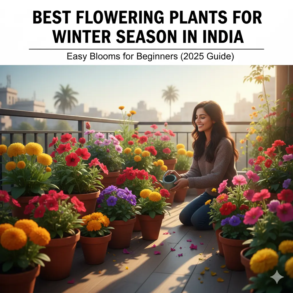 Best Flowering Plants for Winter Season in India: Easy Blooms for Beginners (2025 Guide)