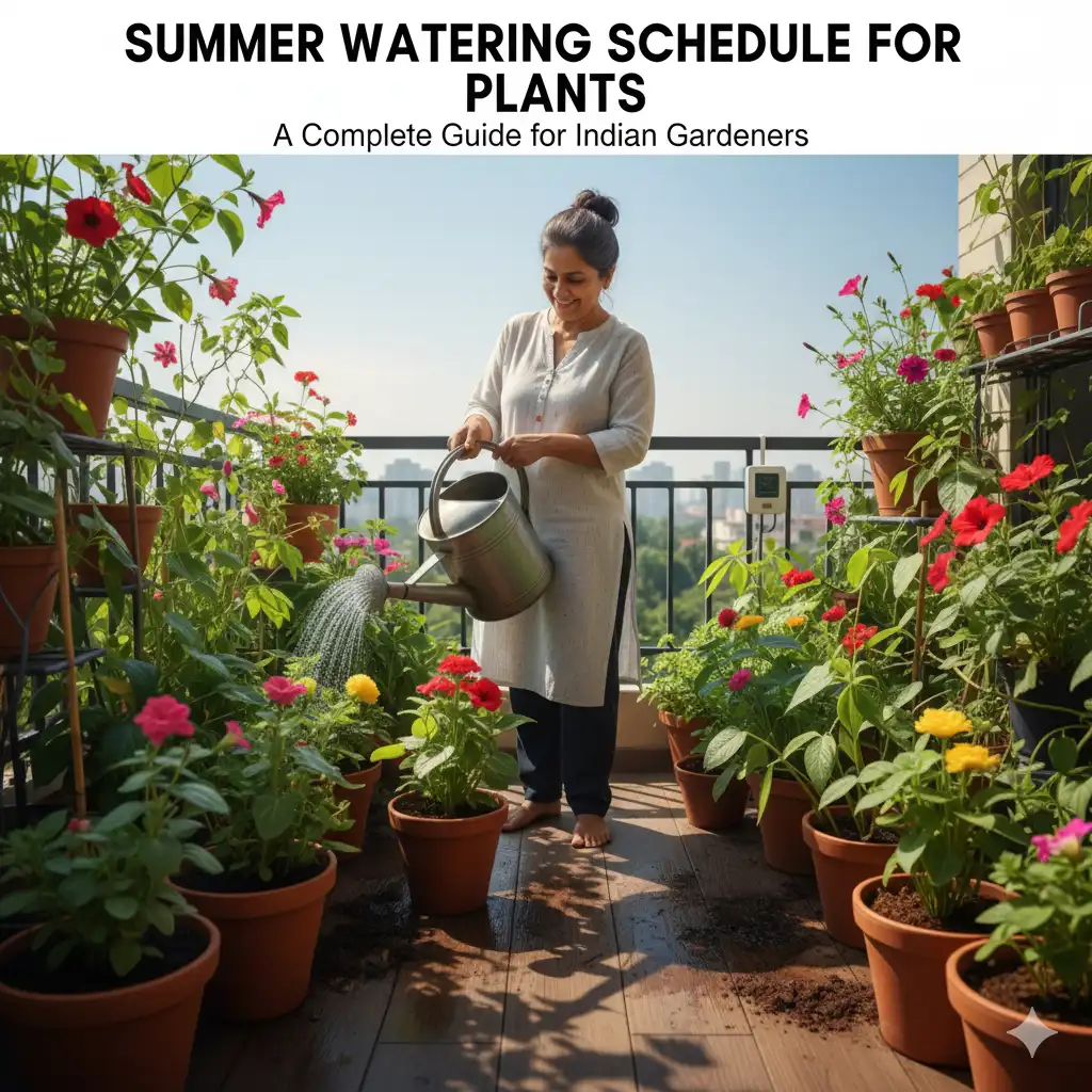 Summer Watering Schedule for Plants: A Complete Guide for Indian Gardeners