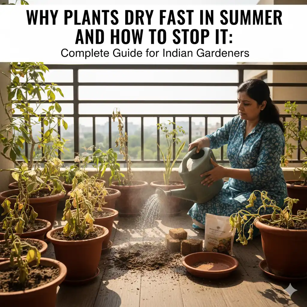 Why Plants Dry Fast in Summer and How to Stop It: Complete Guide for Indian Gardeners