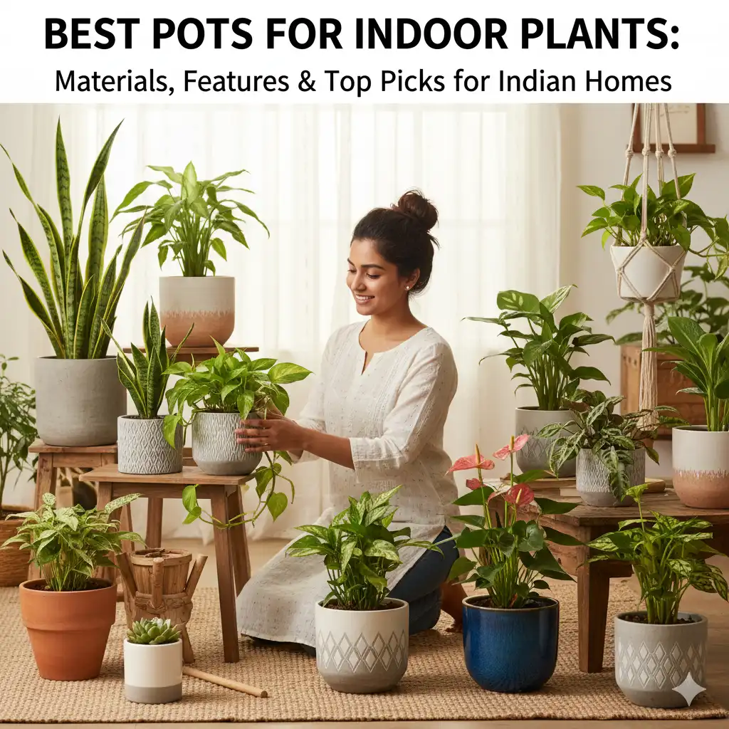 Best Pots for Indoor Plants: Materials, Features & Top Picks for Indian Homes