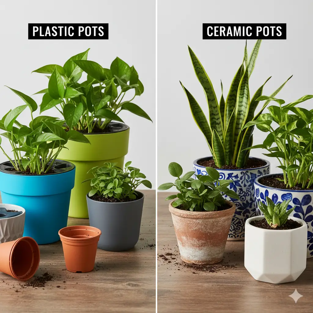 Plastic vs Ceramic Pots for Plants: Which Is Better for Your Garden?