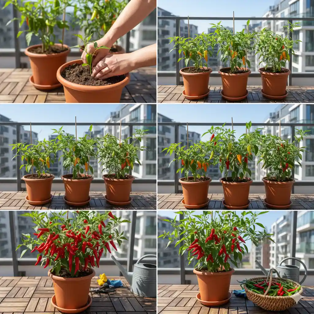 How to Grow Chillies in Pots Step by Step: A Complete Beginner-Friendly Guide