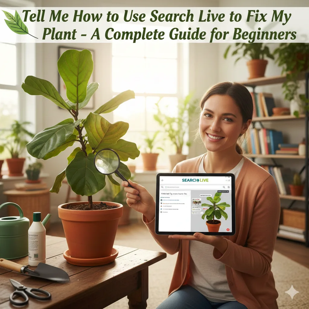 Tell Me How to Use Search Live to Fix My Plant – A Complete Guide for Beginners