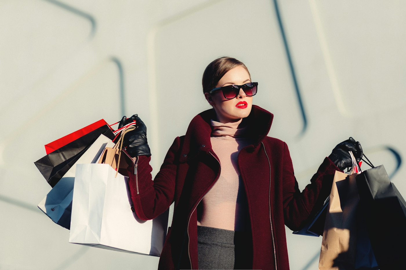 Wardrobe shopping scene