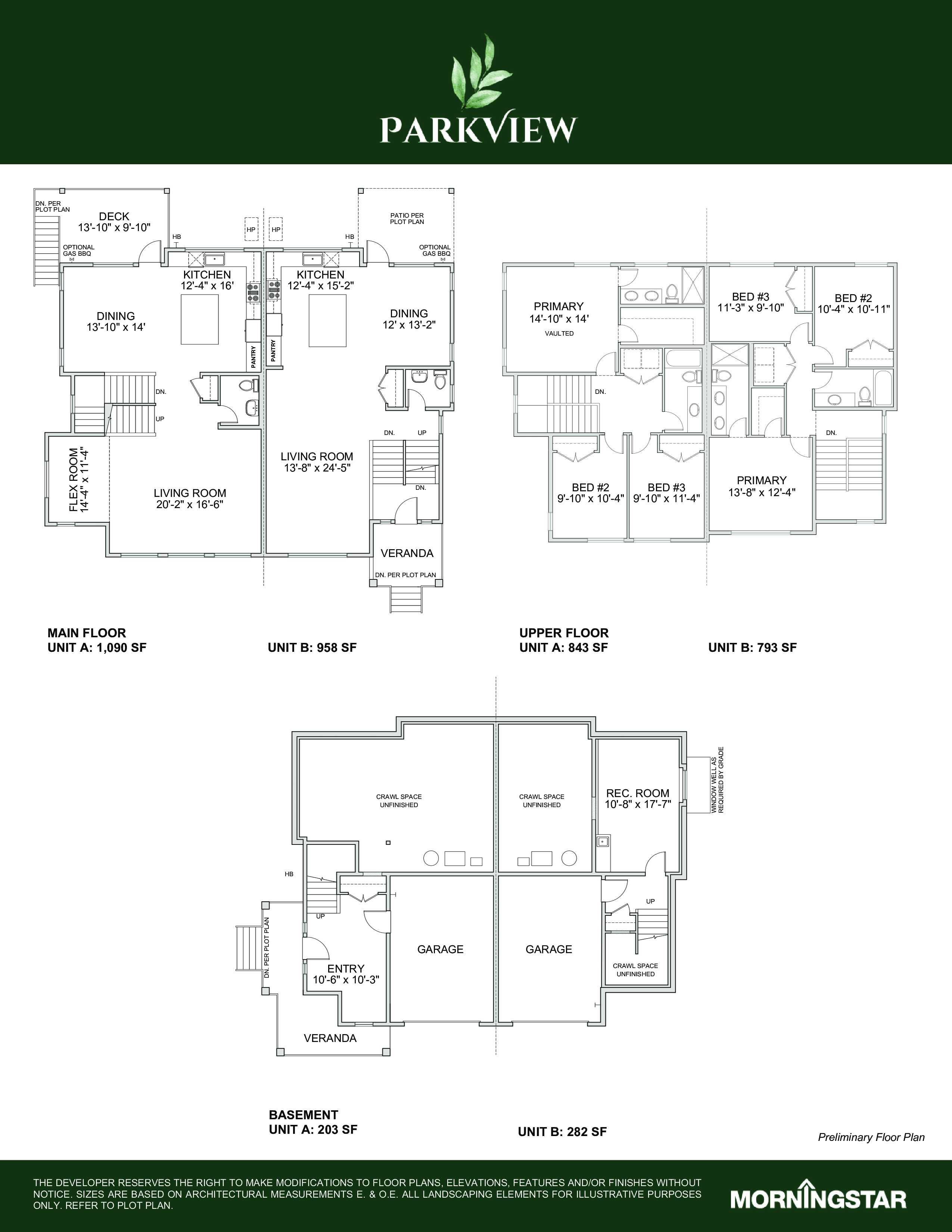 RILEY (DUPLEX) - UNIT A and B