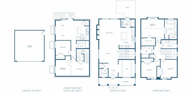 PLAN 3D 2 BED SUITE