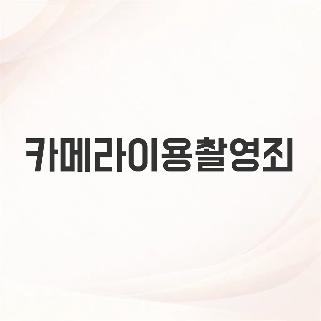 카메라이용촬영죄