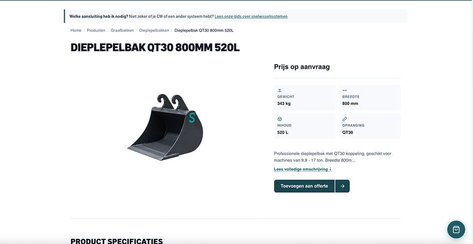 Inlogsysteem van de Structon Aanbouwdelen website.